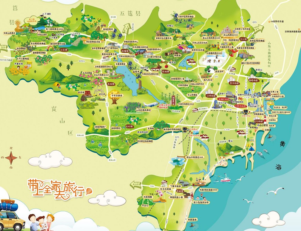 广灵景区使用手绘地图给景区能带来什么好处？